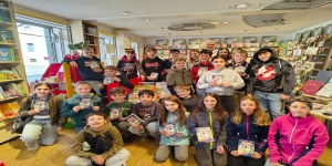 Besuch der Buchhandlung Vogt